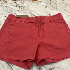 Faded red J. Crew shorts